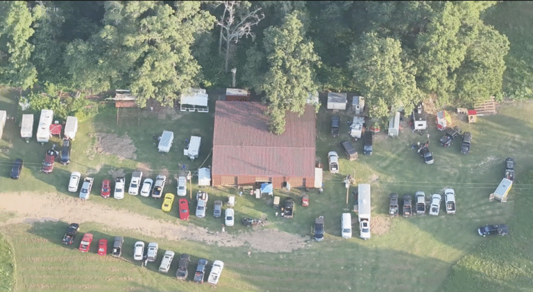 Mt. Pleasant pit aerial footage